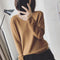 Img 13 - V-Neck Women Student Korean Loose Solid Colored Long Sleeved Tops Sweater