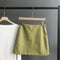 Img 5 - Women Solid Colored Hip Flattering Korean Trendy Student Casual A-Line Skirt