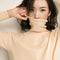 Img 3 - High Collar Wool Women Stretchable Turtleneck Slimming All-Matching Sweater Pullover