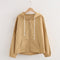 Img 2 - Japanese College Adorable Hooded Lace Long Sleeved Jacket Baseball Jersey Women