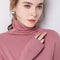 Img 10 - High Collar Wool Women Stretchable Turtleneck Slimming All-Matching Sweater Pullover