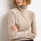 Img 1 - Sweater Women Korean Knitted Turtleneck Under Undershirt Loose Long Sleeved