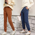 Img 2 - Casual Pants Student Women Loose Ankle-Length Long Straight Slim-Look Carrot Pants