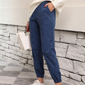 Img 1 - Casual Pants Student Women Loose Ankle-Length Long Straight Slim-Look Carrot Pants