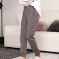 Img 6 - Casual Pants Student Women Loose Ankle-Length Long Straight Slim-Look Carrot Pants