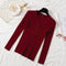 chic All-Matching Long Sleeved Matching Sweater Women Basic Tops Fitting Multicolor Outerwear