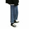 Img 5 - Straight Denim Pants Women Loose Summer Popular High Waist Korean Slim Look Drape Wide Leg Baggy Pants