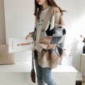 Img 2 - Sweater Women Loose Korean Lazy Japanese Knitted Cardigan Outdoor