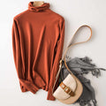Sweater Women Korean Knitted Turtleneck Matching Loose Long Sleeved Outerwear