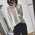 Img 22 - Long Sleeved Casual Korean Knitted V-Neck Loose Women Sweater