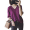 Img 1 - Long Sleeved Casual Korean Knitted V-Neck Loose Women Sweater
