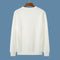 Img 2 - White Men Round-Neck Air Korean Trendy Casual Tops Baseball Jersey Sweatshirt