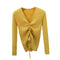 Img 5 - Women V-Neck Korean Slimming All-Matching Sweater