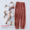 Img 1 - Home Outdoor Thick Coral Cozy Jogger Loungewear Casual Pajamas Fairy-Look Pants