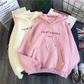 IMG 114 of Sweatshirt Long Sleeved Pullover Women Loose Korean Alphabets Embroidery Style Outerwear