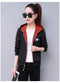 IMG 113 of Loose Short Women Jacket Double-Sided Korean Student bf Harajuku Baseball Jersey Outerwear