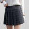 Img 15 - Pleated Women Student Korean All-Matching High Waist A Line Chequered Skirt