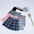 Img 4 - Chequered Pleated Women Student Korean All-Matching High Waist A-Line Summer Skirt