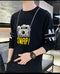 IMG 119 of Long Sleeved T-Shirt Trendy insSweatshirt Undershirt Tops Loose T-Shirt