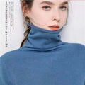 Img 12 - Women Europe High Collar Solid Colored Long Sleeved Sweater