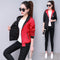 Img 1 - Loose Short Women Jacket Double-Sided Korean Student bf Harajuku Baseball Jersey