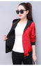 IMG 117 of Loose Short Women Jacket Double-Sided Korean Student bf Harajuku Baseball Jersey Outerwear