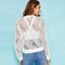 IMG 114 of Popular Europe Translucent Lace Women Sexy Jacket Outerwear