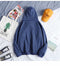 IMG 128 of Hooded Sweatshirt insHip-Hop Loose Thick Couple Solid Colored c Outerwear