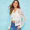 IMG 113 of Popular Europe Translucent Lace Women Sexy Jacket Outerwear