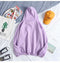 IMG 118 of Hooded Sweatshirt insHip-Hop Loose Thick Couple Solid Colored c Outerwear