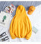 IMG 126 of Hooded Sweatshirt insHip-Hop Loose Thick Couple Solid Colored c Outerwear