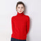 Img 16 - High Collar Wool Women Stretchable Turtleneck Slimming All-Matching Sweater Pullover