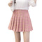 Img 5 - Pleated Women Student Korean All-Matching High Waist A Line Chequered Skirt
