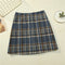 Img 1 - Trendy High Waist Wool Chequered Skirt Women Korean Slim Look Anti-Exposed A-Line Pencil Skirt