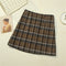 Img 4 - Trendy High Waist Wool Chequered Skirt Women Korean Slim Look Anti-Exposed A-Line Pencil Skirt