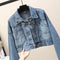 Img 2 - Jacket Tops Korean insPopular Pocket Design Short Denim Women