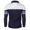 IMG 118 of Jacket Mix Colours Thick Slim Look Stand Collar Cardigan Baseball Jersey Outerwear