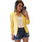 Img 5 - Europe Solid Colored Casual Blazer Tops Women Blazer