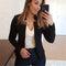 Europe Solid Colored Casual Blazer Tops Women Blazer