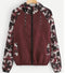 Camo Prints Spliced Color-Matching Zipper Women Hooded Jacket HQ Outerwear