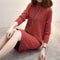 Half-Height Collar Sweater Women Loose Korean Mid-Length Matching Outerwear