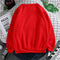 IMG 110 of Thick Sweatshirt insLoose All-Matching Solid Colored Couple Long Sleeved Women Outerwear