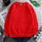 Thick Sweatshirt INS Loose All-Matching Solid Colored Couple Long Sleeved Women Outerwear