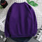 IMG 127 of Thick Sweatshirt insLoose All-Matching Solid Colored Couple Long Sleeved Women Outerwear