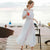 Img 1 - Women Summer White Beach Seaside Holiday Bra Tube Fairy Look Dress Beachwear