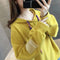 Loose College Sweatshirt Women Hoodies Tops All-Matching Student Korean Outerwear