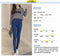 Img 9 - Slim Look High Waist Denim Pants Women Korean Student Fitted Fit Pencil Pants