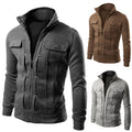 Img 1 - Outdoor Casual Men Popular Trendy Zipper Cardigan Multicolor Choose From Jacket