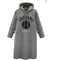 Plus Size Europe Thick Sweatshirt Women Loose Hooded Long Dress Outerwear