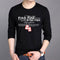 IMG 110 of Long Sleeved T-Shirt Tops Cotton Trendy Round-Neck Undershirt Sweatshirt Outerwear